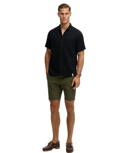 SUPERDRY & CO D2 STUD MERCHANT TEXTURED S/S SHIRT ΠΟΥΚΑΜΙΣΟ ΑΝΔΡΙΚΟ - SD0APM4011123A000000