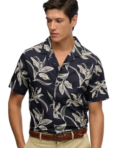 SUPERDRY & CO D1 OVIN HAWAIIAN PRINT S/S SHIRT ΠΟΥΚΑΜΙΣΟ ΑΝΔΡΙΚΟ - SD0APM4011128A000000