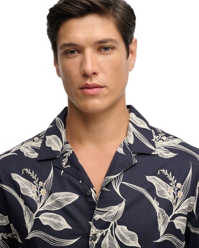 SUPERDRY & CO D1 OVIN HAWAIIAN PRINT S/S SHIRT ΠΟΥΚΑΜΙΣΟ ΑΝΔΡΙΚΟ - SD0APM4011128A000000