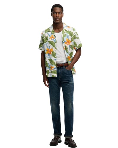 SUPERDRY & CO D1 OVIN HAWAIIAN PRINT S/S SHIRT ΠΟΥΚΑΜΙΣΟ ΑΝΔΡΙΚΟ - SD0APM4011128A000000