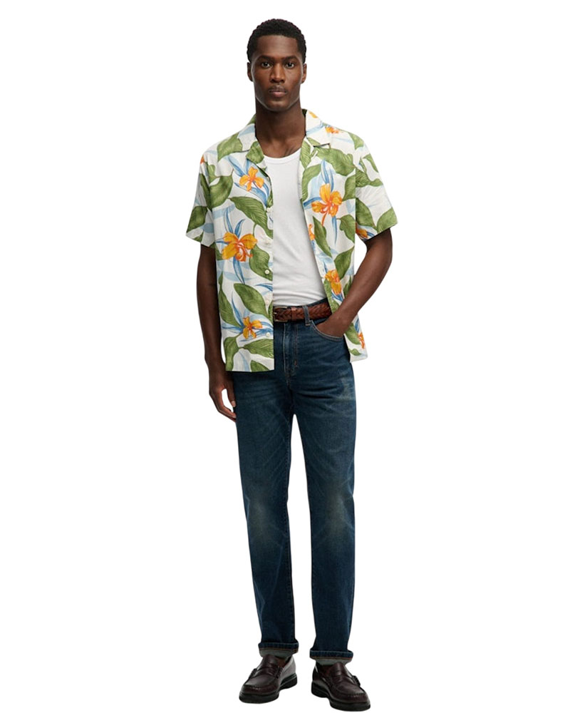 SUPERDRY & CO D1 OVIN HAWAIIAN PRINT S/S SHIRT ΠΟΥΚΑΜΙΣΟ ΑΝΔΡΙΚΟ - SD0APM4011128A000000