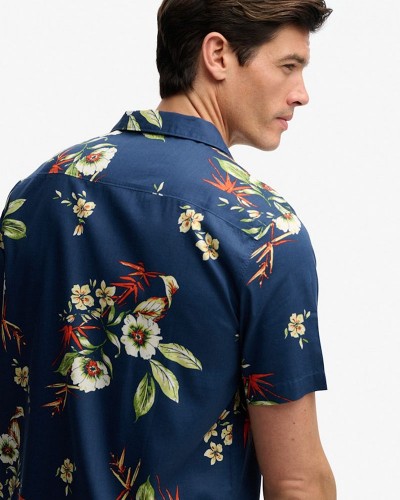 SUPERDRY & CO D1 OVIN HAWAIIAN PRINT S/S SHIRT ΠΟΥΚΑΜΙΣΟ ΑΝΔΡΙΚΟ - SD0APM4011128A000000