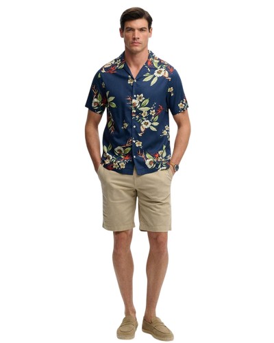SUPERDRY & CO D1 OVIN HAWAIIAN PRINT S/S SHIRT ΠΟΥΚΑΜΙΣΟ ΑΝΔΡΙΚΟ - SD0APM4011128A000000