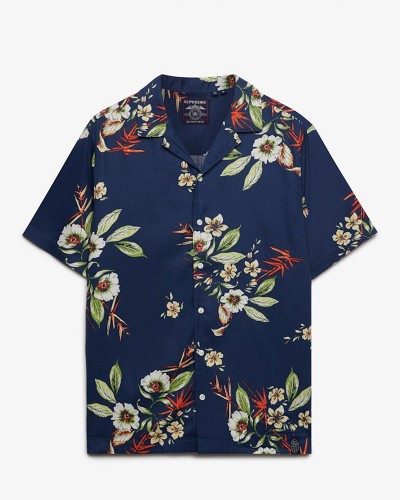 SUPERDRY & CO D1 OVIN HAWAIIAN PRINT S/S SHIRT ΠΟΥΚΑΜΙΣΟ ΑΝΔΡΙΚΟ - SD0APM4011128A000000