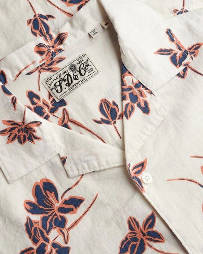 SUPERDRY & CO D1 OVIN CABANA POOLSIDE S/S SHIRT ΠΟΥΚΑΜΙΣΟ ΑΝΔΡΙΚΟ - SD0APM4011136A000000