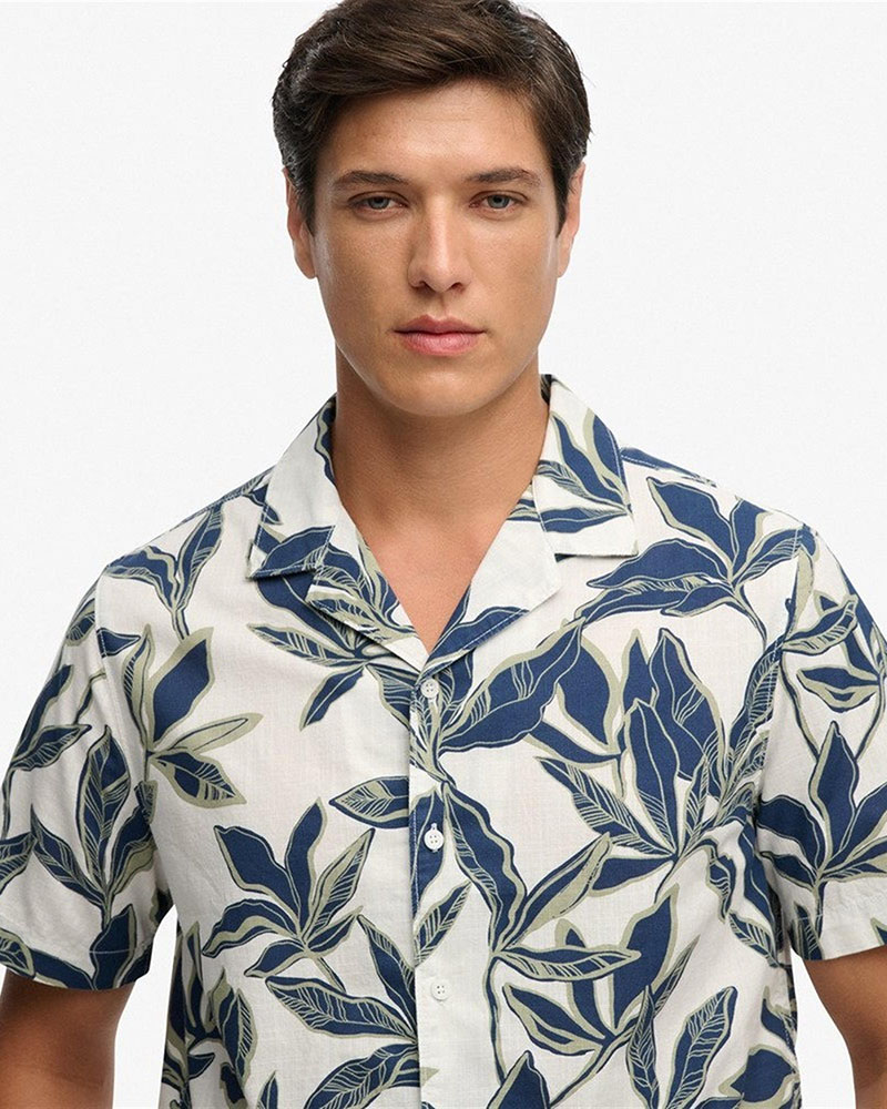 SUPERDRY & CO D1 OVIN CABANA POOLSIDE S/S SHIRT ΠΟΥΚΑΜΙΣΟ ΑΝΔΡΙΚΟ - SD0APM4011136A000000