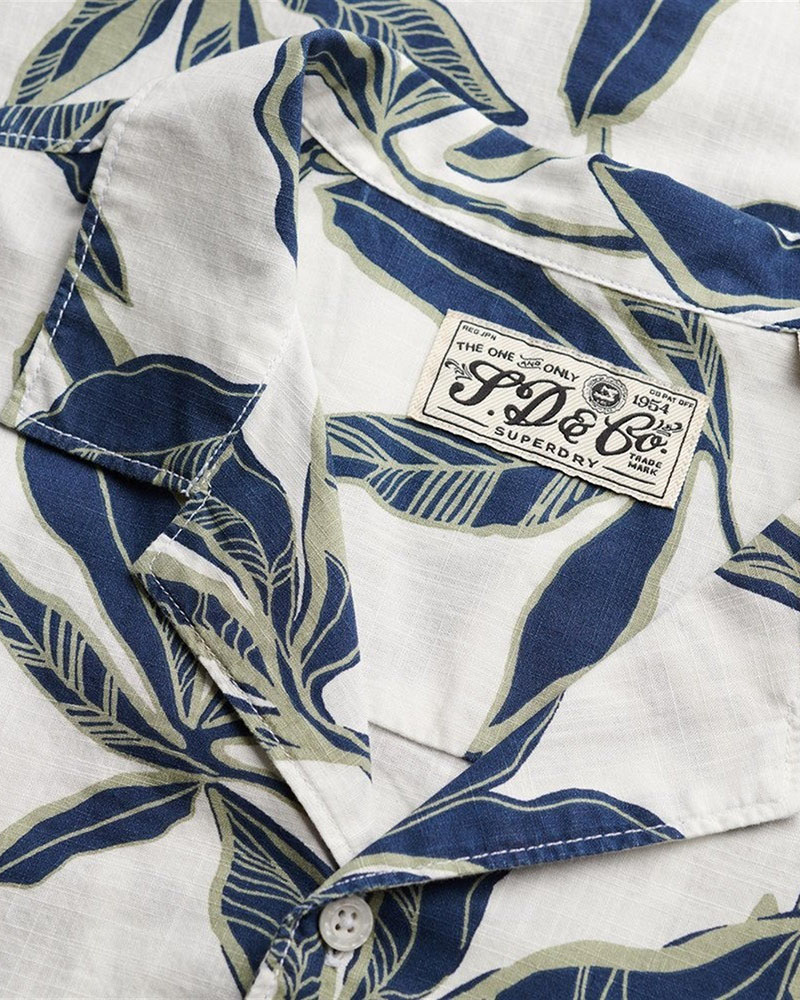 SUPERDRY & CO D1 OVIN CABANA POOLSIDE S/S SHIRT ΠΟΥΚΑΜΙΣΟ ΑΝΔΡΙΚΟ - SD0APM4011136A000000