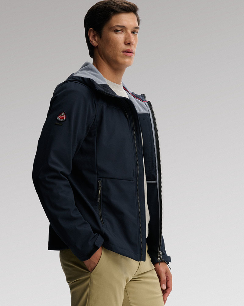 SUPERDRY & CO HOODED SOFTSHELL TREKKER JKT ΜΠΟΥΦΑΝ ΑΝΔΡΙΚΟ - SD0APM5012327A000000