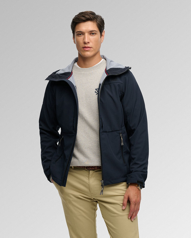 SUPERDRY & CO HOODED SOFTSHELL TREKKER JKT ΜΠΟΥΦΑΝ ΑΝΔΡΙΚΟ - SD0APM5012327A000000
