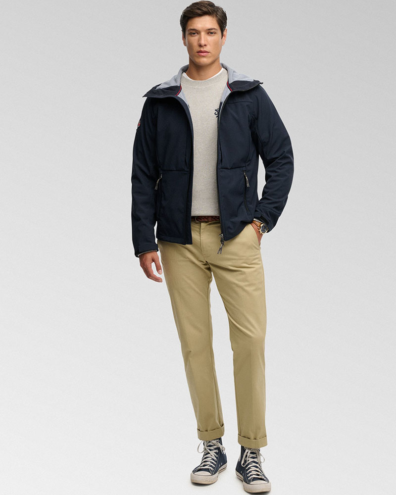 SUPERDRY & CO HOODED SOFTSHELL TREKKER JKT ΜΠΟΥΦΑΝ ΑΝΔΡΙΚΟ - SD0APM5012327A000000