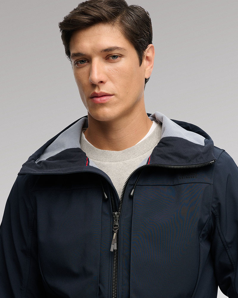 SUPERDRY & CO HOODED SOFTSHELL TREKKER JKT ΜΠΟΥΦΑΝ ΑΝΔΡΙΚΟ - SD0APM5012327A000000