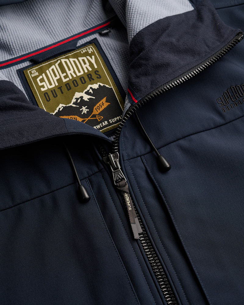 SUPERDRY & CO HOODED SOFTSHELL TREKKER JKT ΜΠΟΥΦΑΝ ΑΝΔΡΙΚΟ - SD0APM5012327A000000