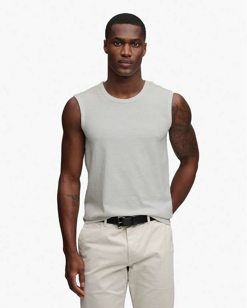 SUPERDRY & CO D3 OVIN CLASSIC COTTON LINEN TANK ΜΠΛΟΥΖΑ ΑΝΔΡΙΚΟ - SD0APM6010954A000000