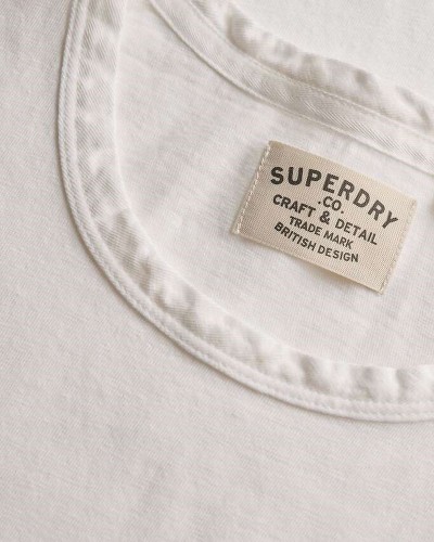 SUPERDRY & CO D3 OVIN CLASSIC COTTON LINEN TANK ΜΠΛΟΥΖΑ ΑΝΔΡΙΚΟ - SD0APM6010954A000000