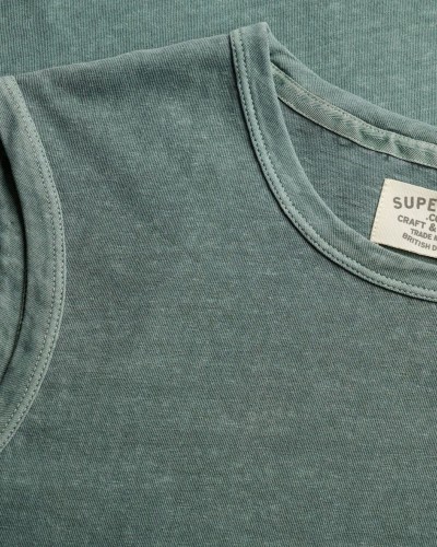 SUPERDRY & CO D3 OVIN CLASSIC COTTON LINEN TANK ΜΠΛΟΥΖΑ ΑΝΔΡΙΚΟ - SD0APM6010954A000000