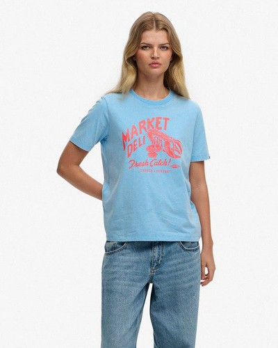 SUPERDRY & CO D2 OVIN ROADSIDE TRADE RELAXED TEE ΜΠΛΟΥΖΑ ΓΥΝΑΙΚΕΙΟ - SD0APW1011746A000000
