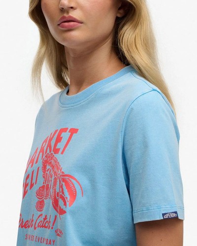 SUPERDRY & CO D2 OVIN ROADSIDE TRADE RELAXED TEE ΜΠΛΟΥΖΑ ΓΥΝΑΙΚΕΙΟ - SD0APW1011746A000000