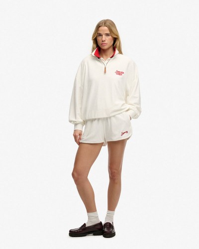 SUPERDRY & CO D4 OVIN HERITAGE TERRY HALF ZIP ΦΟΥΤΕΡ ΓΥΝΑΙΚΕΙΟ - SD0APW2012599A000000