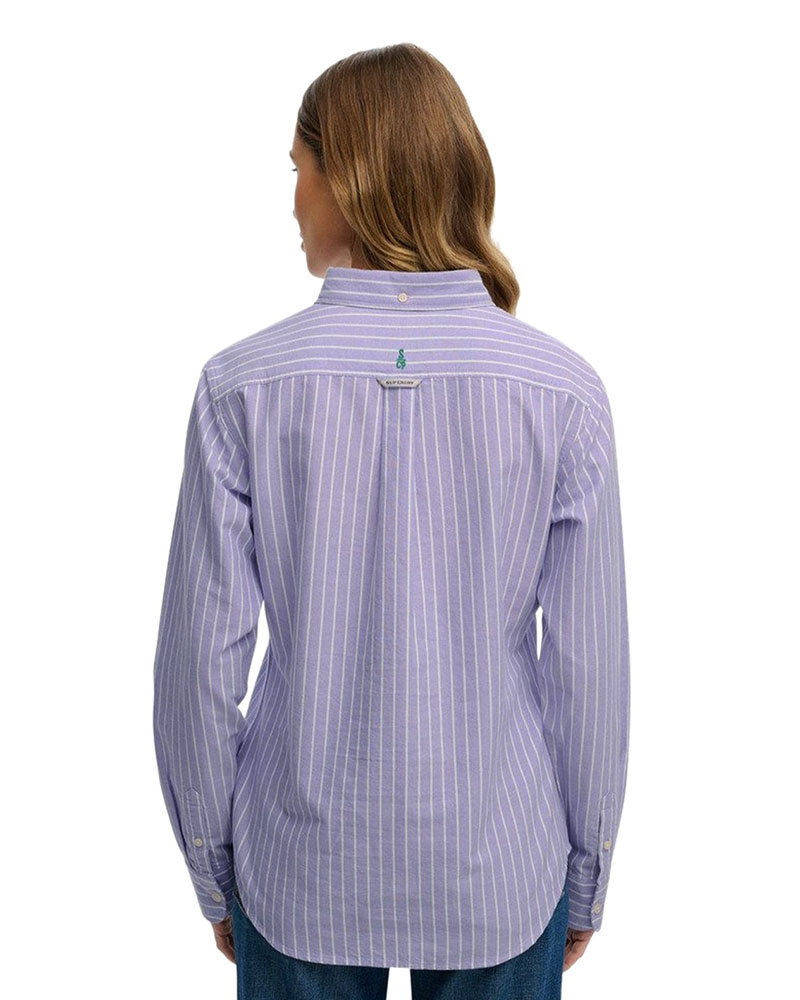 SUPERDRY & CO D2 SLIM OXFORD BD L/S SHIRT ΠΟΥΚΑΜΙΣΟ ΓΥΝΑΙΚΕΙΟ - SD0APW4010565A000000