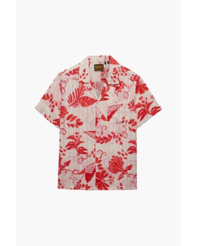 SUPERDRY & CO D4 OVIN BEACH PRINTED S/S SHIRT ΠΟΥΚΑΜΙΣΟ ΓΥΝΑΙΚΕΙΟ - SD0APW4010586A000000