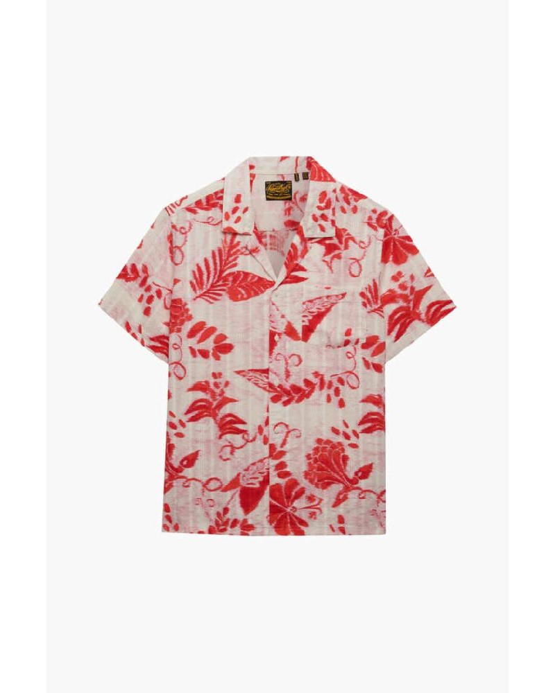 SUPERDRY & CO D4 OVIN BEACH PRINTED S/S SHIRT ΠΟΥΚΑΜΙΣΟ ΓΥΝΑΙΚΕΙΟ - SD0APW4010586A000000