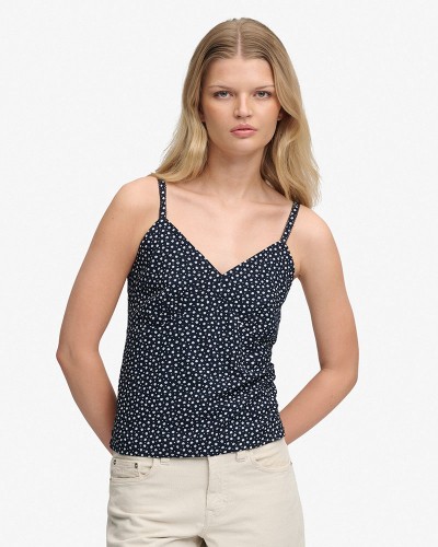 SUPERDRY & CO D4 OVIN COTTON CAMI TOP ΜΠΛΟΥΖΑ ΓΥΝΑΙΚΕΙΟ - SD0APW6012217A000000