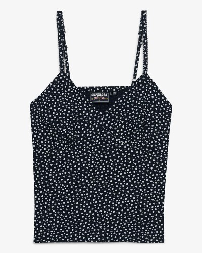 SUPERDRY & CO D4 OVIN COTTON CAMI TOP ΜΠΛΟΥΖΑ ΓΥΝΑΙΚΕΙΟ - SD0APW6012217A000000