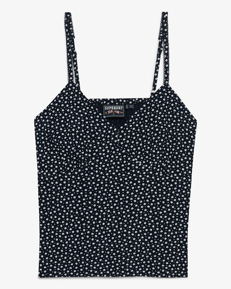 SUPERDRY & CO D4 OVIN COTTON CAMI TOP ΜΠΛΟΥΖΑ ΓΥΝΑΙΚΕΙΟ - SD0APW6012217A000000