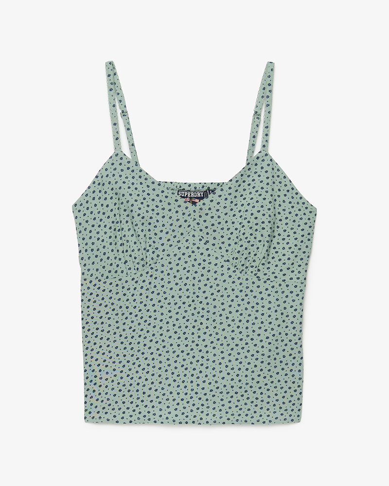SUPERDRY & CO D4 OVIN COTTON CAMI TOP ΜΠΛΟΥΖΑ ΓΥΝΑΙΚΕΙΟ - SD0APW6012217A000000