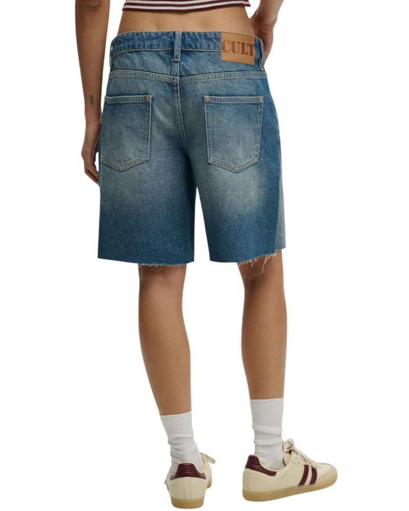 SUPERDRY & CO D2 OVIN MID RISE BAGGY SHORT ΣΟΡΤΣ ΓΥΝΑΙΚΕΙΟ - SD0APW7110492A000000