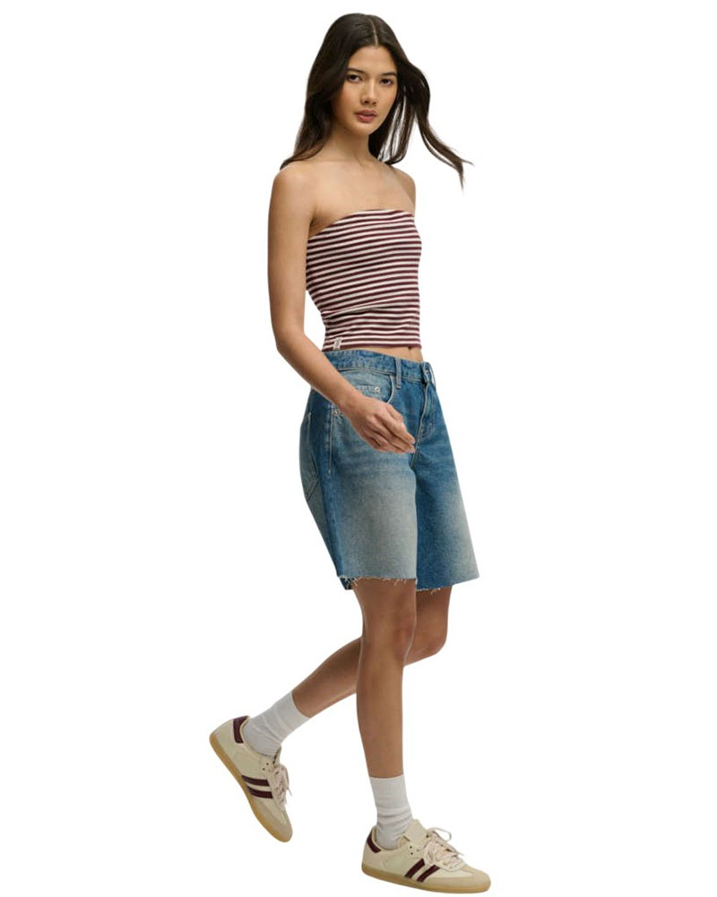 SUPERDRY & CO D2 OVIN MID RISE BAGGY SHORT ΣΟΡΤΣ ΓΥΝΑΙΚΕΙΟ - SD0APW7110492A000000