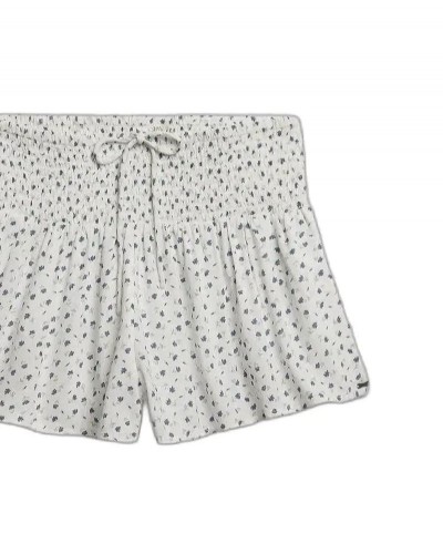 SUPERDRY & CO D4 OVIN PRINTED MINI SMOCKED SHORTS ΣΟΡΤΣ ΓΥΝΑΙΚΕΙΟ - SD0APW7110504A000000