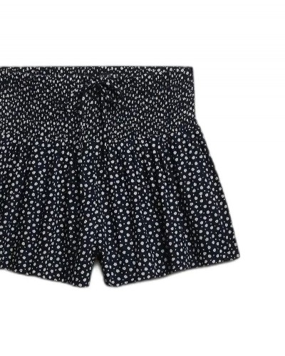 SUPERDRY & CO D4 OVIN PRINTED MINI SMOCKED SHORTS ΣΟΡΤΣ ΓΥΝΑΙΚΕΙΟ - SD0APW7110504A000000