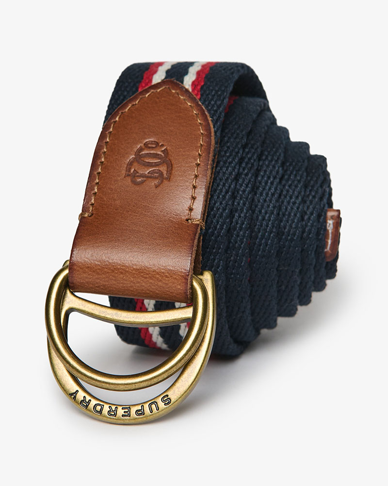SUPERDRY & CO D1 HERITAGE STRIPE WEBBING BELT ΖΩΝΗ ΑΝΔΡΙΚΟ - SD0ACY9210123A000000