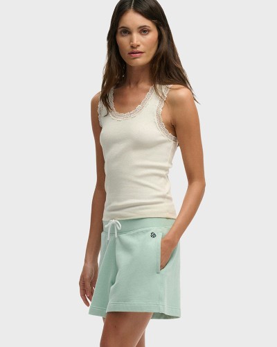 SUPERDRY & CO D2 STUD STUDIOS SWEAT SHORT ΣΟΡΤΣ ΓΥΝΑΙΚΕΙΟ - SD0APW7110515A000000