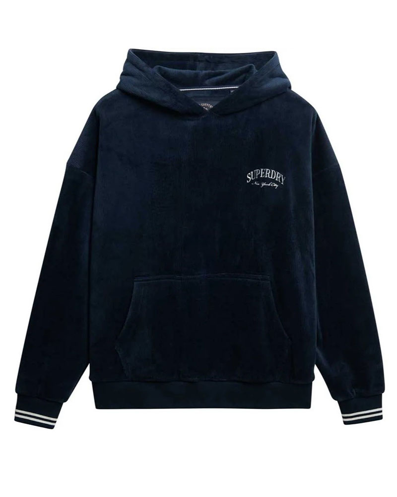 SUPERDRY & CO D2 SDSW COUNTRY CLUB VELOUR RELAX HOOD ΦΟΥΤΕΡ ΓΥΝΑΙΚΕΙΟ - SD0APW2012545A000000
