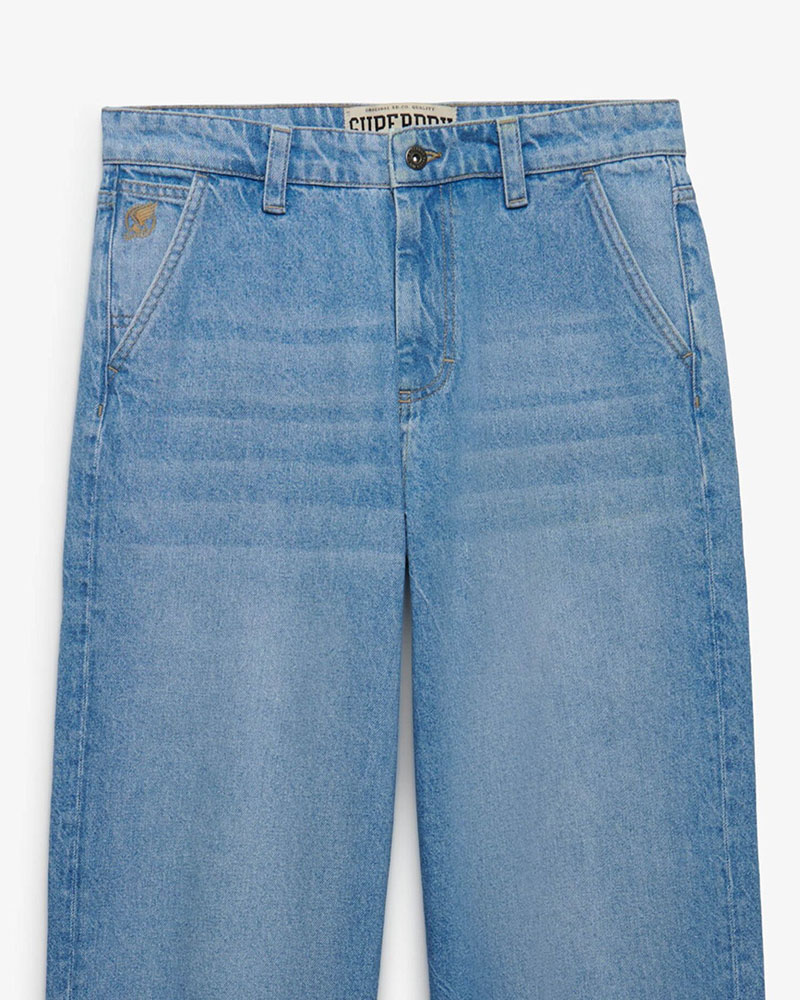 SUPERDRY & CO OVERSIZED RIGID WASHED JEAN ΠΑΝΤΕΛΟΝΙ ΑΝΔΡΙΚΟ - SD0APM7011450A000000