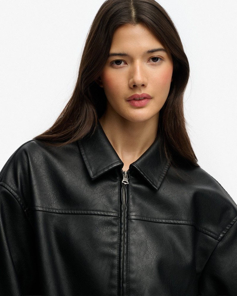 SUPERDRY & CO COLLARED OVERSIZED BOMBER ΦΟΥΤΕΡ ΓΥΝΑΙΚΕΙΟ - SD0APW5012158A000000