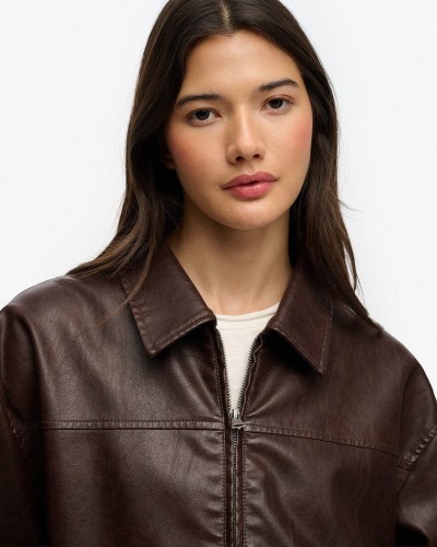 SUPERDRY & CO COLLARED OVERSIZED BOMBER ΦΟΥΤΕΡ ΓΥΝΑΙΚΕΙΟ - SD0APW5012158A000000