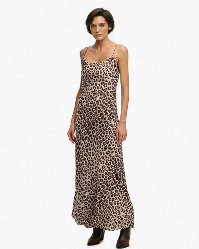 SUPERDRY & CO D1 PRINTED MAXI SLIP DRESS ΦΟΡΕΜΑ ΓΥΝΑΙΚΕΙΟ - SD0APW8012049A000000