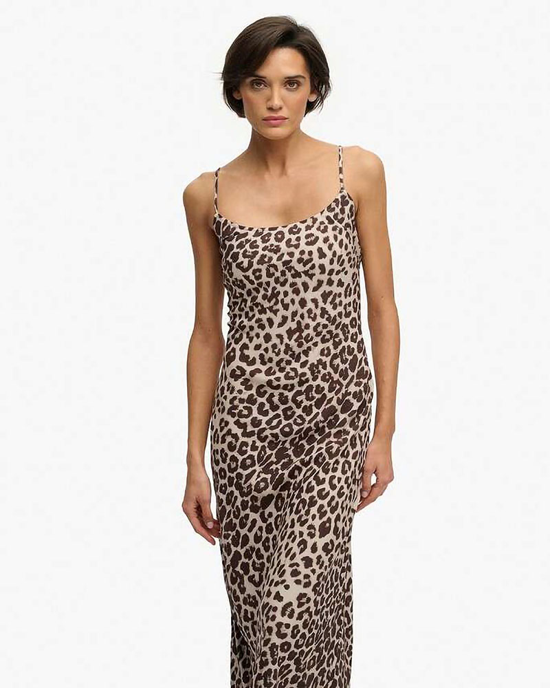 SUPERDRY & CO D1 PRINTED MAXI SLIP DRESS ΦΟΡΕΜΑ ΓΥΝΑΙΚΕΙΟ - SD0APW8012049A000000