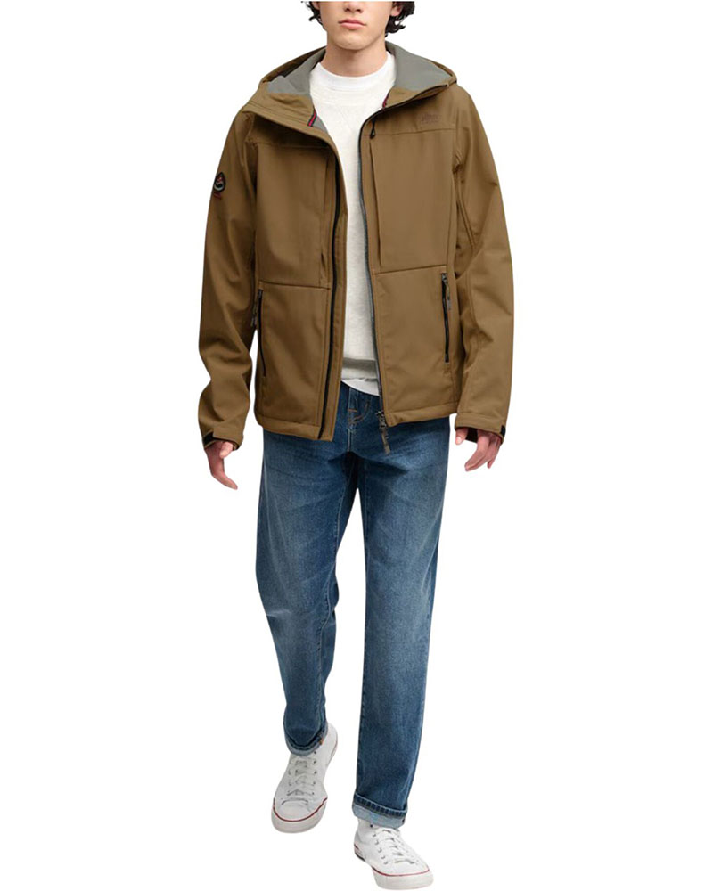 SUPERDRY & CO HOODED SOFTSHELL TREKKER JKT ΜΠΟΥΦΑΝ ΑΝΔΡΙΚΟ - SD0APM5012327A000000