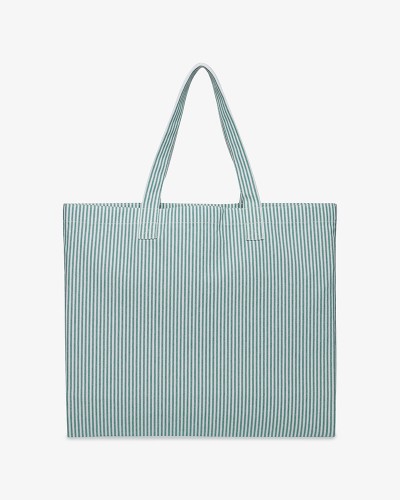 SUPERDRY & CO OXFORD STRIPE TOTE BAG ΤΣΑΝΤΑ ΓΥΝΑΙΚΕΙΟ - SD0ACW9110448A000000