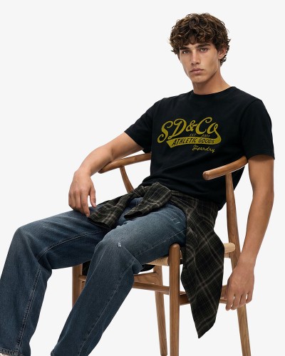 SUPERDRY & CO VINTAGE SCRIPT TEE ΜΠΛΟΥΖΑ ΑΝΔΡΙΚΟ - SD0APM1012436A000000