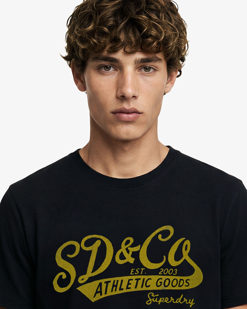 SUPERDRY & CO VINTAGE SCRIPT TEE ΜΠΛΟΥΖΑ ΑΝΔΡΙΚΟ - SD0APM1012436A000000