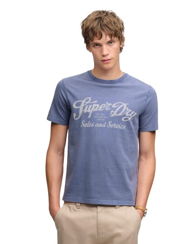 SUPERDRY & CO VINTAGE SCRIPT TEE ΜΠΛΟΥΖΑ ΑΝΔΡΙΚΟ - SD0APM1012436A000000