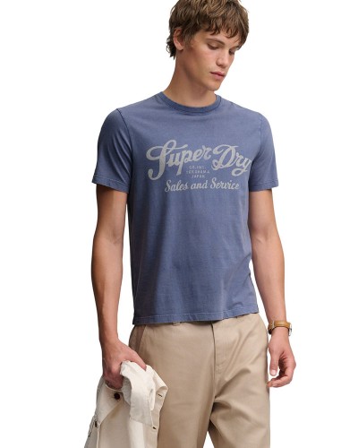 SUPERDRY & CO VINTAGE SCRIPT TEE ΜΠΛΟΥΖΑ ΑΝΔΡΙΚΟ - SD0APM1012436A000000