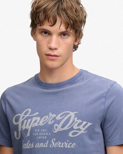 SUPERDRY & CO VINTAGE SCRIPT TEE ΜΠΛΟΥΖΑ ΑΝΔΡΙΚΟ - SD0APM1012436A000000