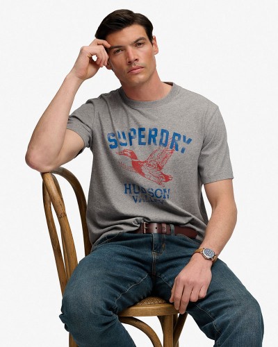 SUPERDRY & CO WILD FRONTIER RLXD TEE ΜΠΛΟΥΖΑ ΑΝΔΡΙΚΟ - SD0APM1012443A000000