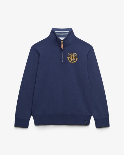 SUPERDRY & CO GOTHIC VARSITY HALF ZIP ΦΟΥΤΕΡ ΑΝΔΡΙΚΟ - SD0APM2014556A000000